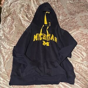 Michigan Navy Blue Hoodie